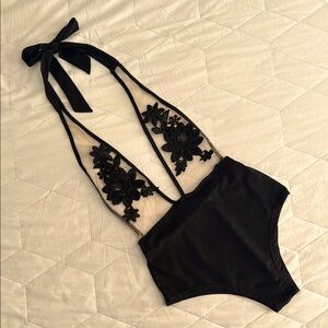 Lace One Piece Swimsuit